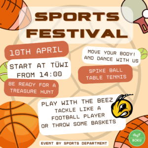 Sport Festival on 10th April from 14:00
