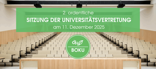 2. ordentliche Sitzung der Universitätsvertretung am 11. Dezember 2025